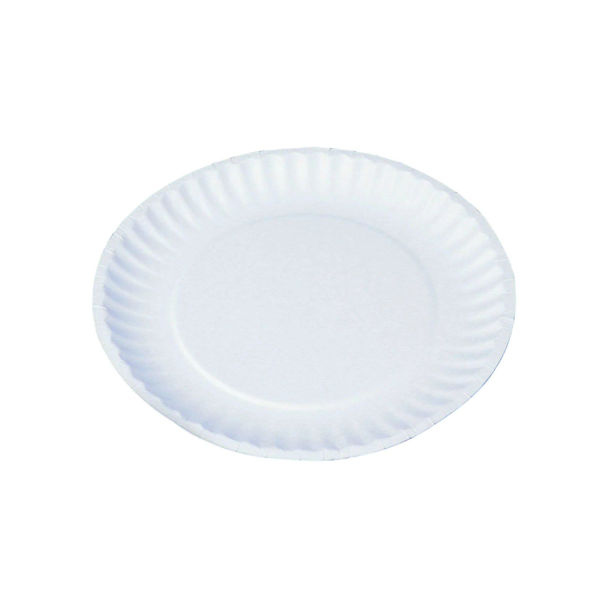 Hotpack | Paper Plate, 7 Inch, Light Duty | 100 Pieces x 12 Packets - Hotpack Bahrain
