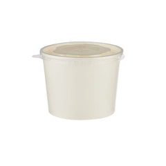 Paper Soup Bowl White