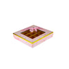 48 Pieces Pink Square Chocolate Gift Box 25 Division-20*20*4 cm