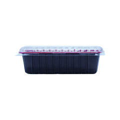 Red & Black Base+ Lid 1000 Ml 300 Sets - Hotpack Bahrain