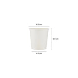 1000 Pieces Single Wall Paper Cup White 4 Oz(118 ml)
