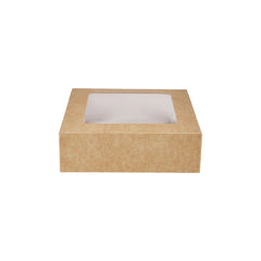  Square Salad Box +Window 160X160 MM