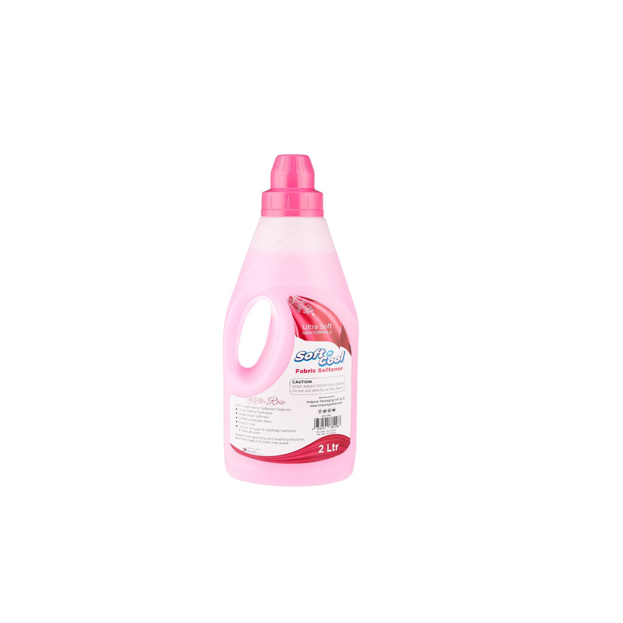 6 Pieces Soft N Cool Fabric Softner Rose 2 Liter