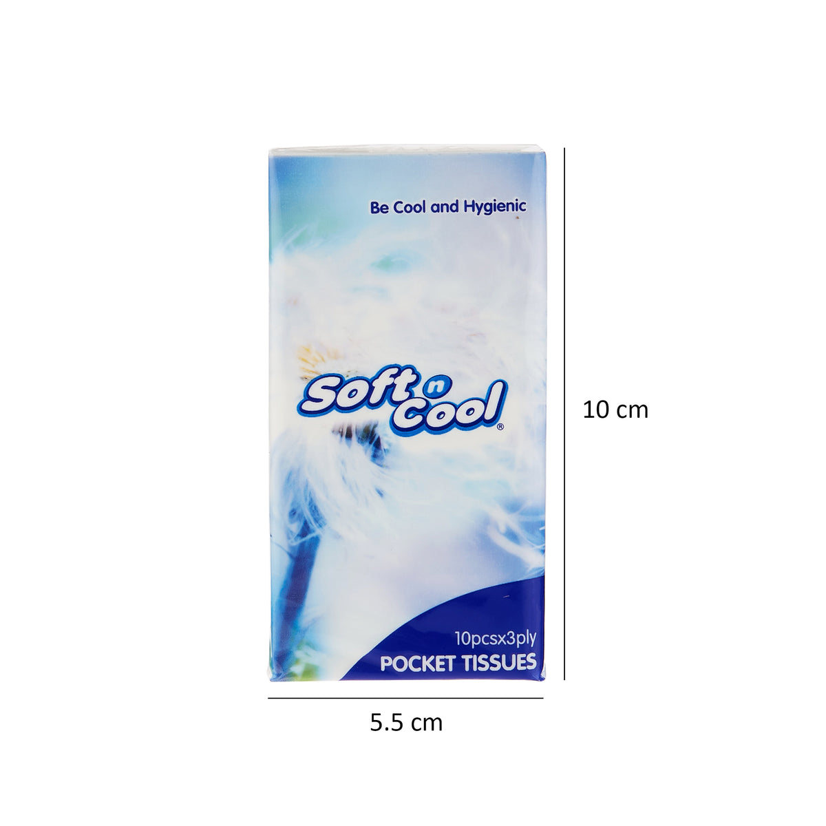 Hotpack| Pocket Tissue Without Fragrance, 3 Ply| 360 Pieces- Hotpack Bahrain