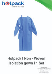 50 Pieces Non Woven Isolation Gown