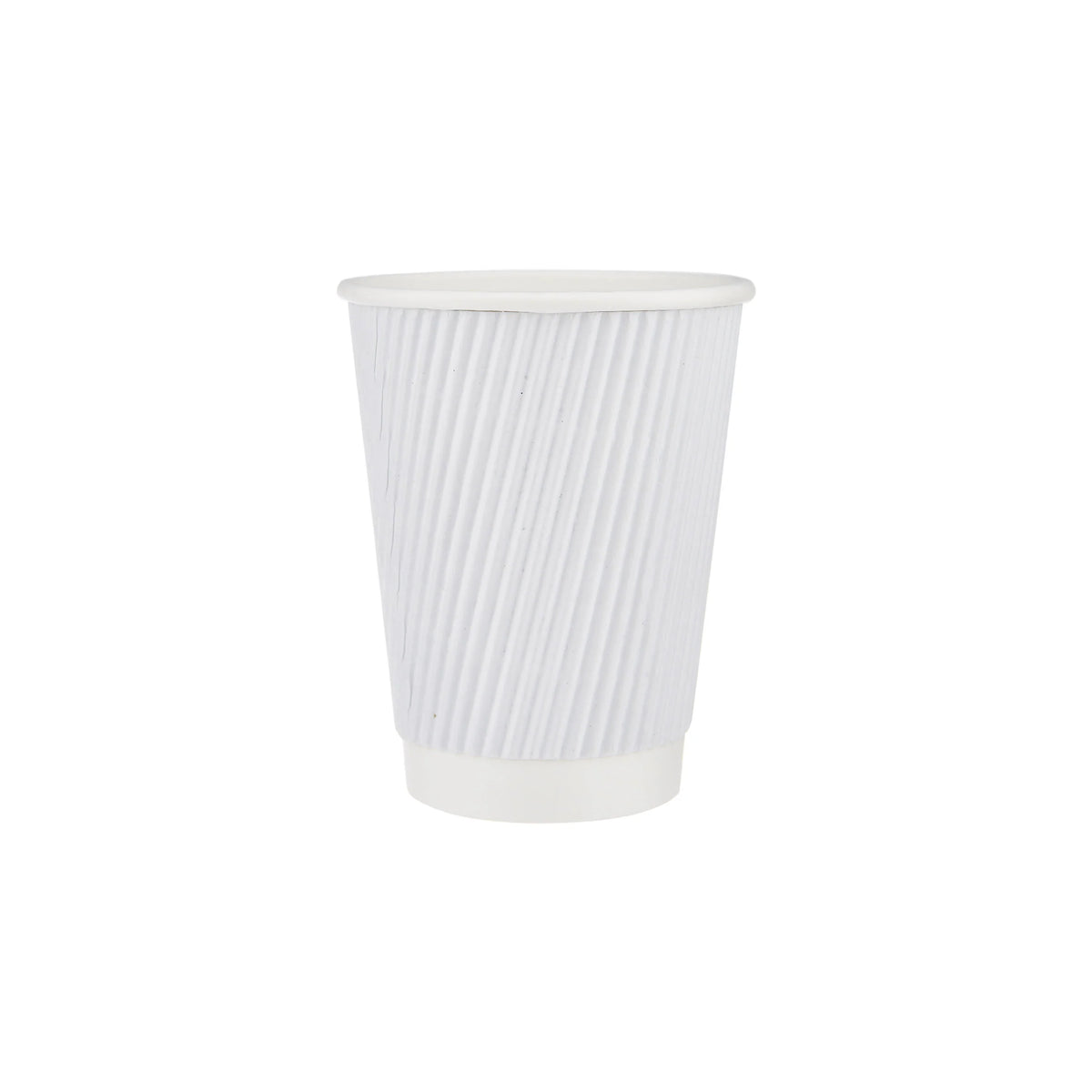 White Ripple Cup, 16 Oz (480 ml)| 500 Pieces-Hotpack Bahrain