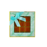 48 Pieces Square Blue Chocolate Gift Box Shape 16 Division -17*17*4 cm