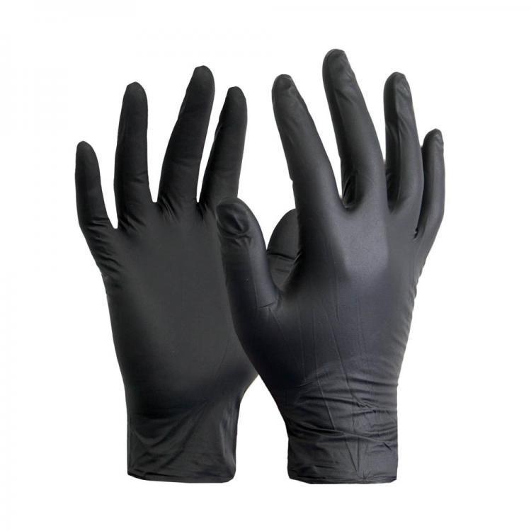 1000 Pieces Powder Free Vinyl Gloves Black Large