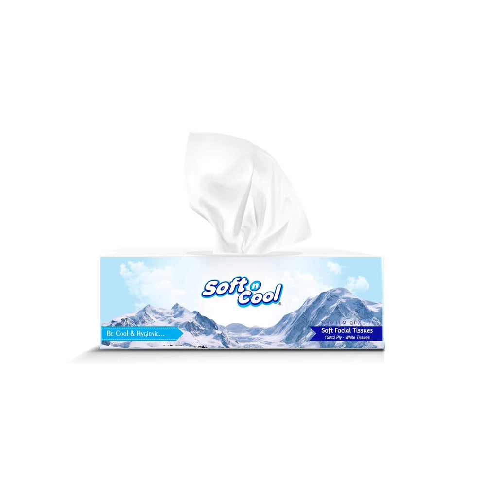 Soft N Cool Facial Tissue 150Sheet* 2 Ply 5+1 Offer Pack 36 Boxes ...