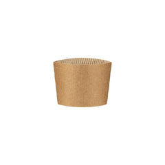 12 Oz & 16 Oz (350 ml & 473 ml) Paper Hot Sleeve| 1000 Pieces - Hotpack Bahrain