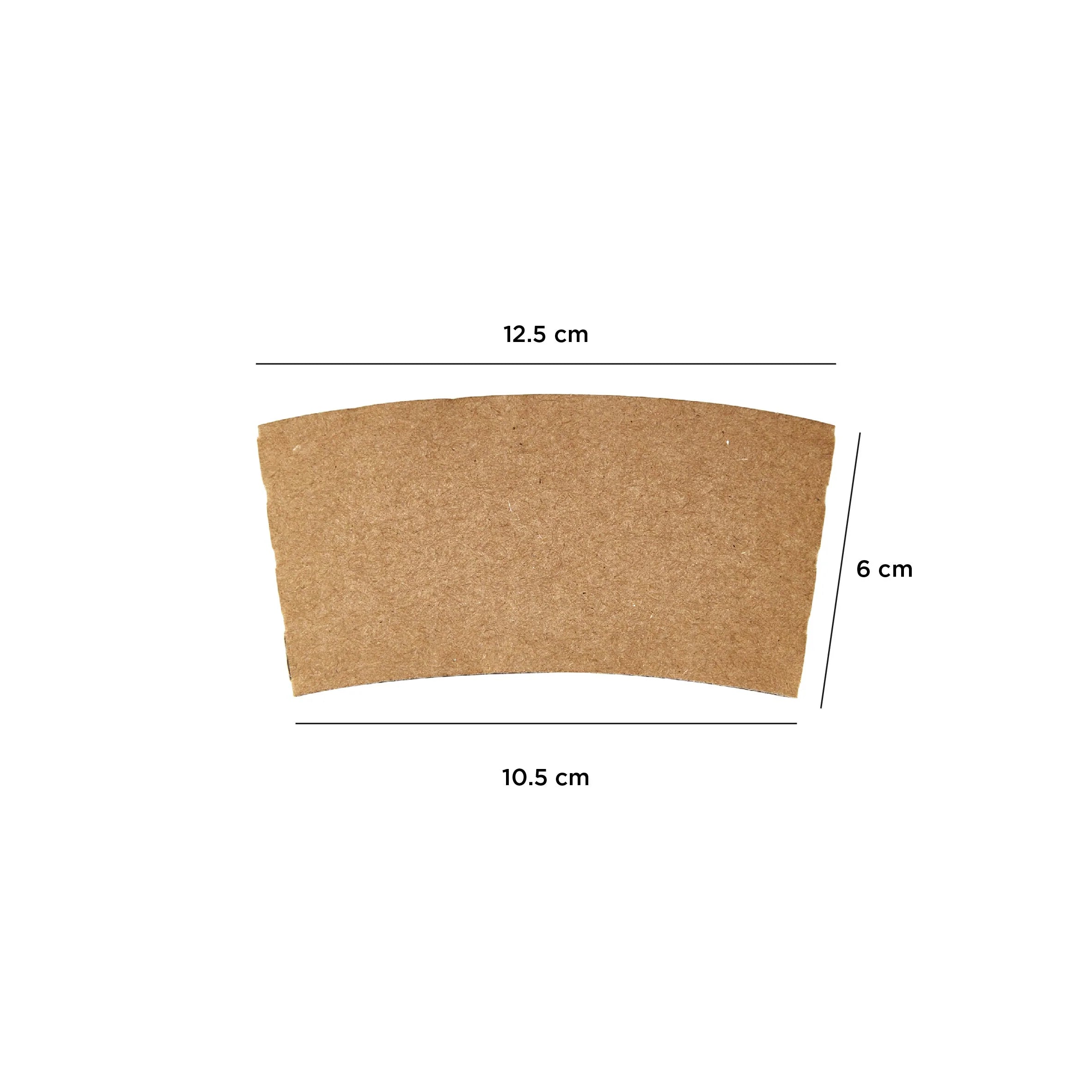 12 Oz & 16 Oz (350 ml & 473 ml) Paper Hot Sleeve| 1000 Pieces - Hotpack Bahrain