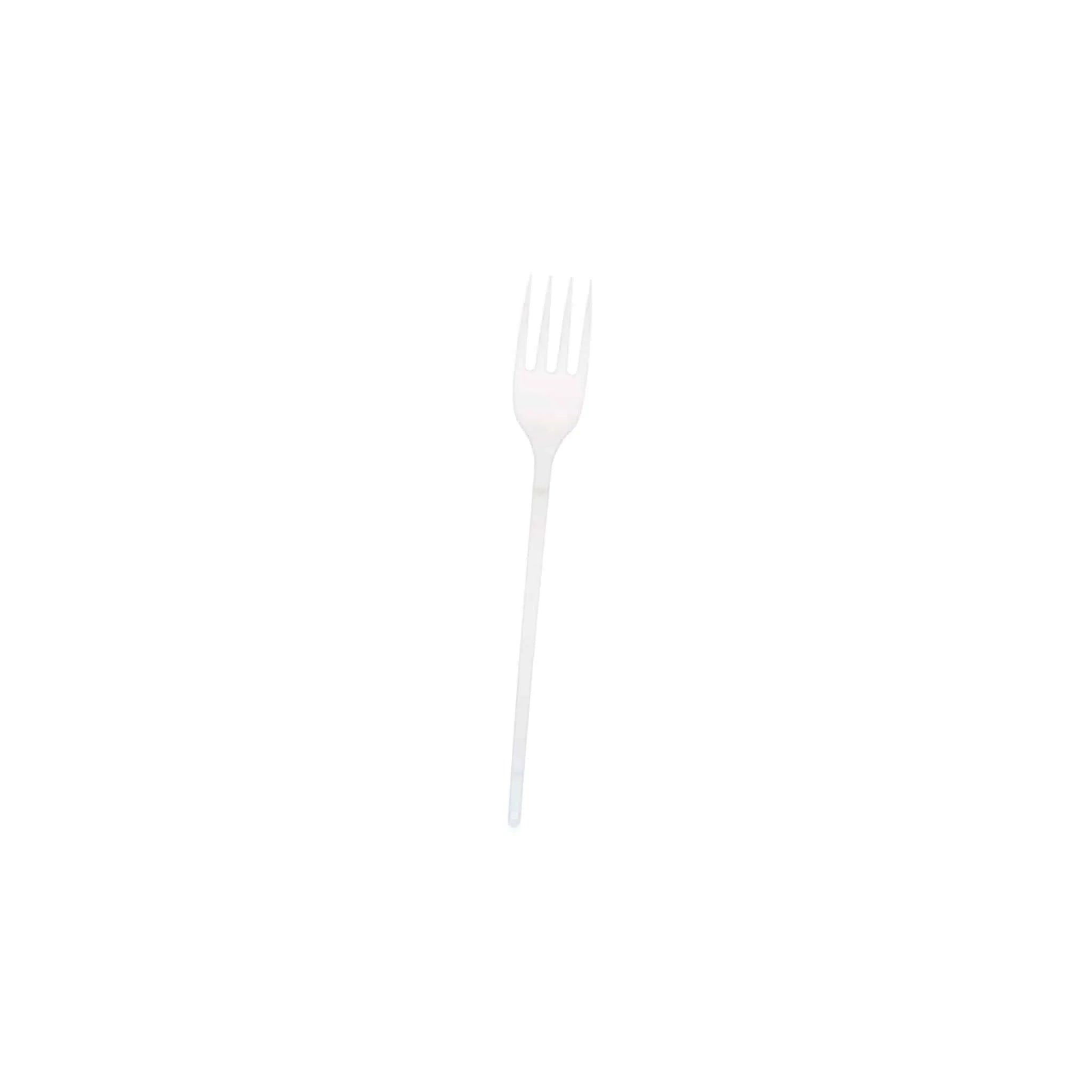 Plastic White Normal Fork 2000 Pieces