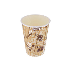 12 Oz (350 ml) Single Wall Paper Cup| 1000 Pieces- Hotpack Bahrain