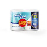 6 Pieces Soft N cool Maxi Roll Twin Pack (3x2 Rolls)