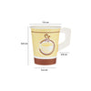 Printed Single Wall Paper Cups With Handle 9 Oz-1000 Pieces