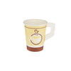 Printed Single Wall Paper Cups With Handle 9 Oz-1000 Pieces