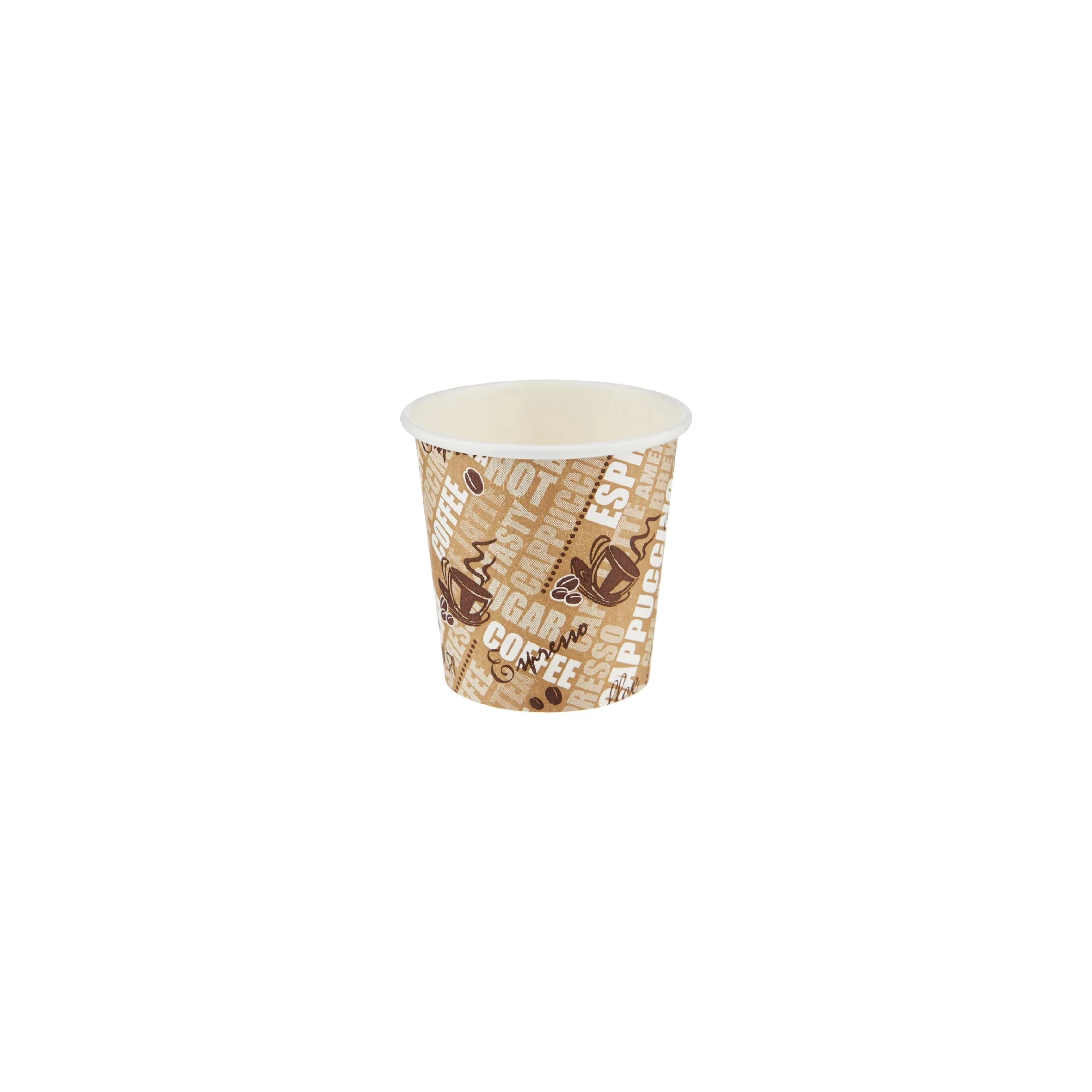 1000 Pieces Single Wall Paper Cup 4 Oz(118 ml) - hotpack.bh